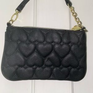 Betsey Johnson Mini Black Heart Purse